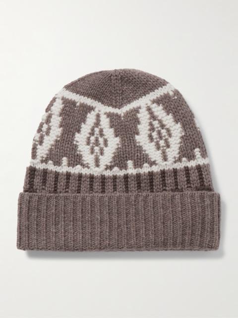 Lorenz Fair Isle Cashmere Beanie
