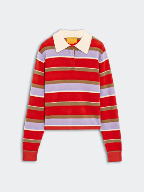 Cropped Stripe Rugby