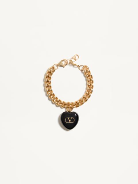 COEUR ROYAL METAL AND ENAMEL BRACELET