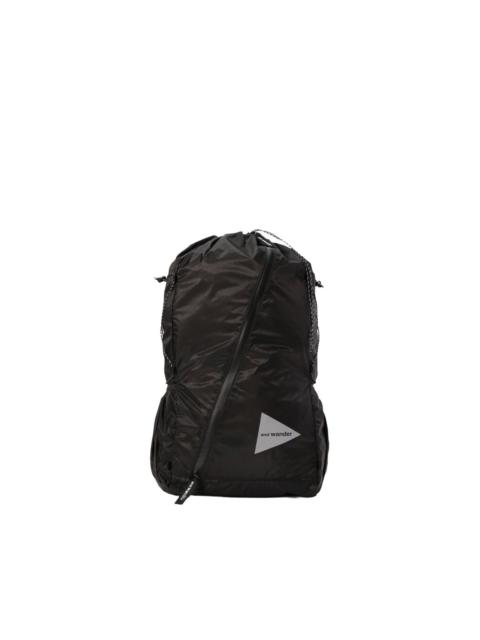 drawstring zip backpack