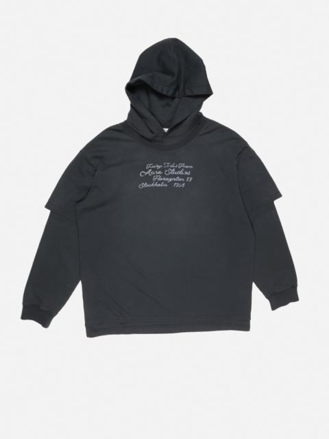 Layered sweatshirt - Black