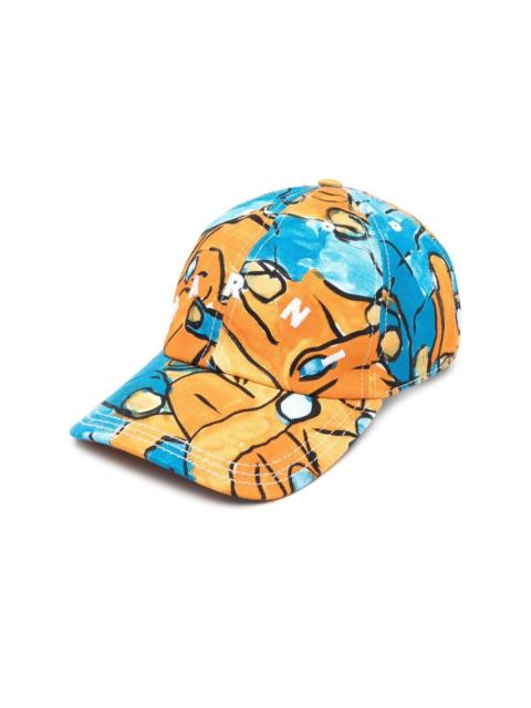 embroidered-logo detail baseball cap