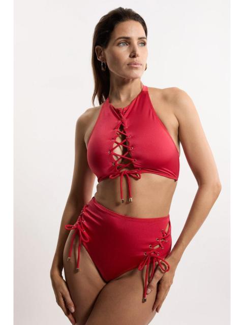 Slinky Tie Detail Bikini Top