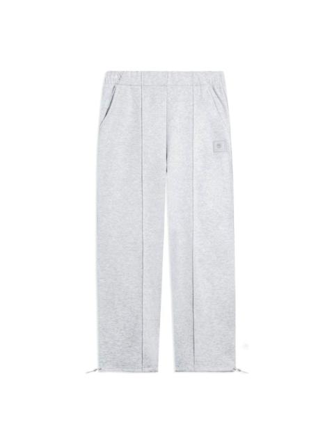 Li-Ning BadFive Logo Loose Fit Fleece Pants 'Grey' AKLSB91-1