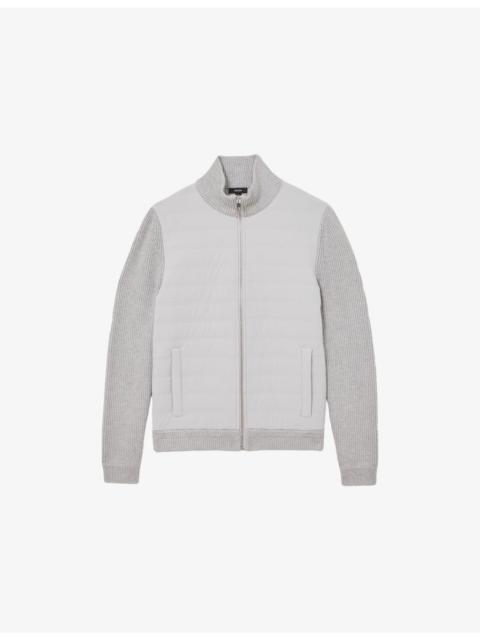 Townsend Funnel-Neck Ribbed-Neck Jacket