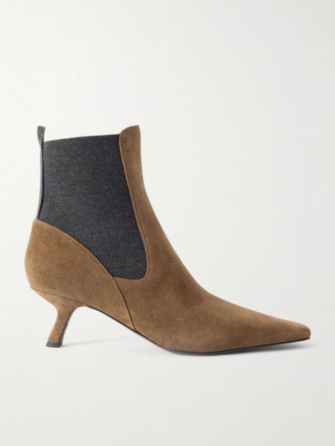Suede Chelsea boots Brown