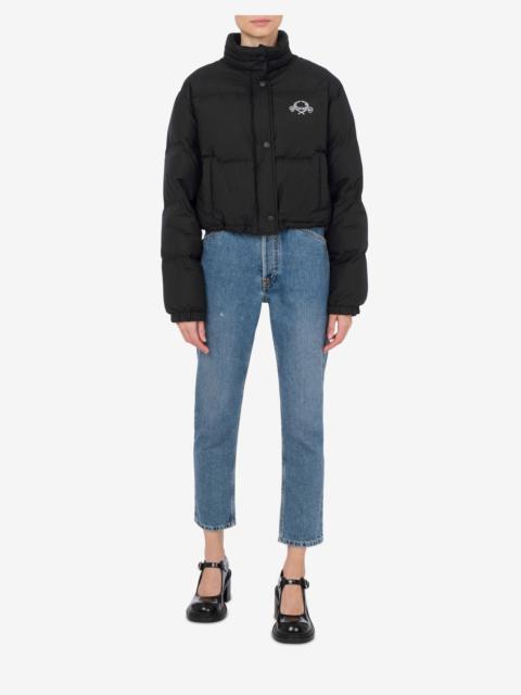 LIGHTWEIGHT NYLON DOWN JACKET LAUREL CROWN LOGO