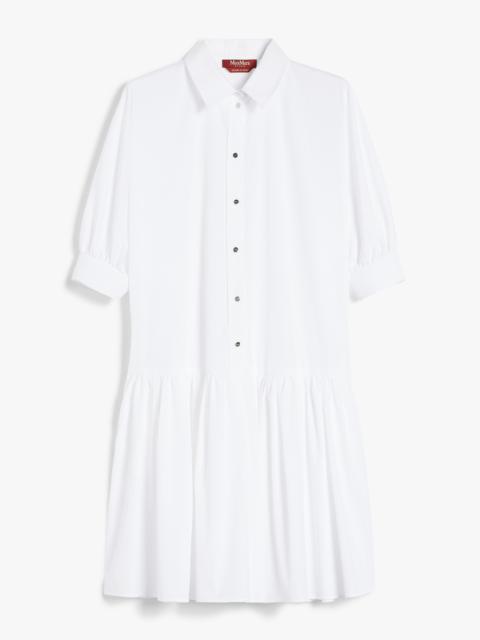 CARONTE Poplin shirt dress