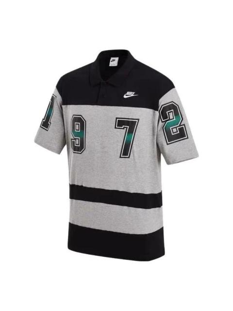 Nike NSW GCEL Polo Shirt 'Black Grey' FQ9582-063