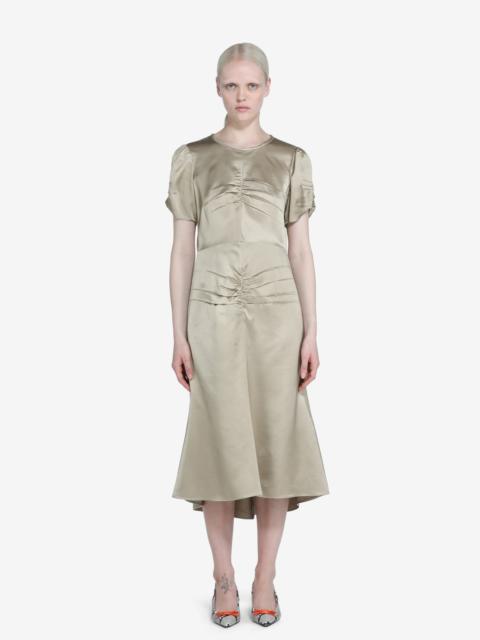 LONGUETTE SHANTUNG DRESS