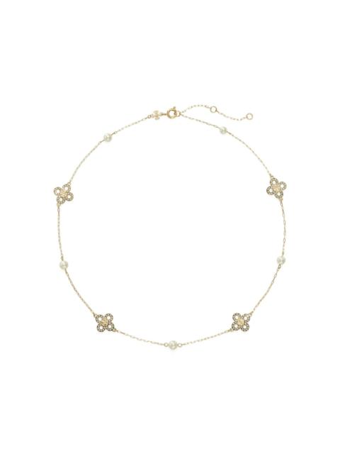 Kira Clover Pearl necklace