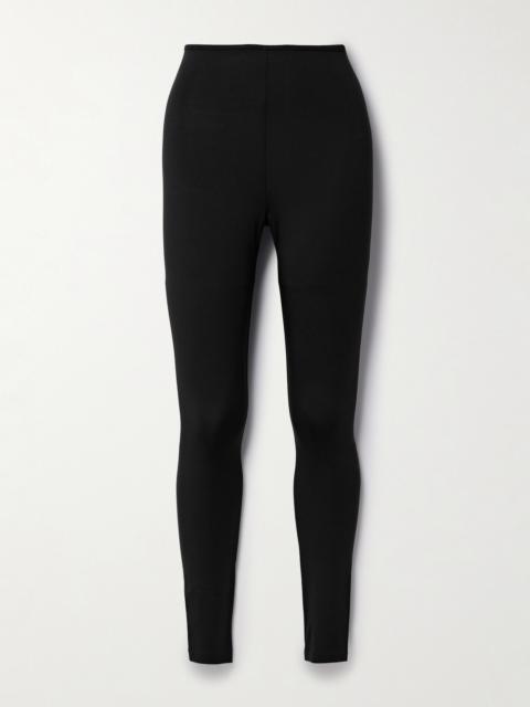 Abha Stretch-silk Jersey Leggings