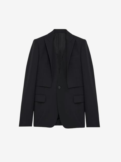 Trompe-l'œil Single-breasted Jacket