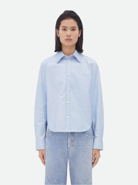 Printed Leather Check Shirt