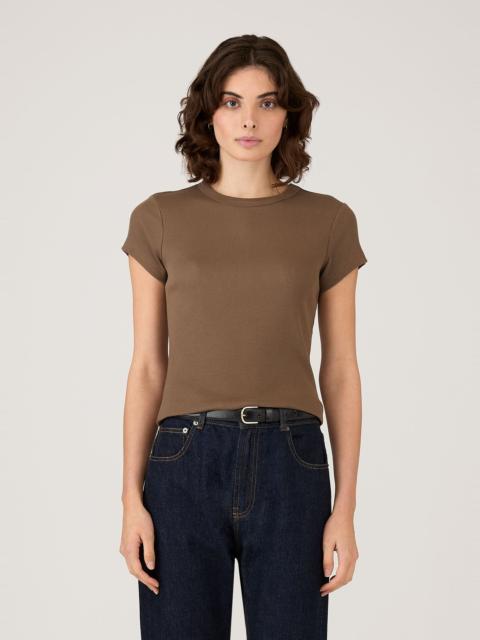 Ribbed T‑shirt