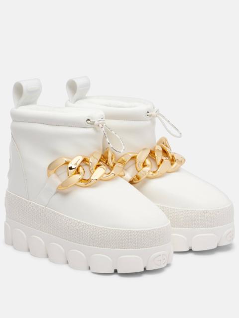 Champy chain-detail snow boots