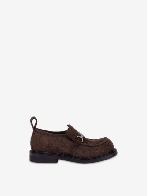 SUEDE COLLEGE LOAFERS