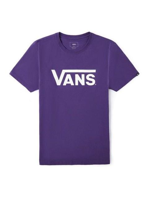 Vans Basic Logo Short Sleeve TEE Men Purple VN0A4MM6Y0X