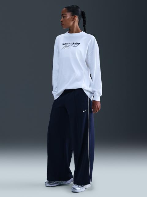 Nike Sportswear Women's Mid-Rise Wide-Leg Track Pants