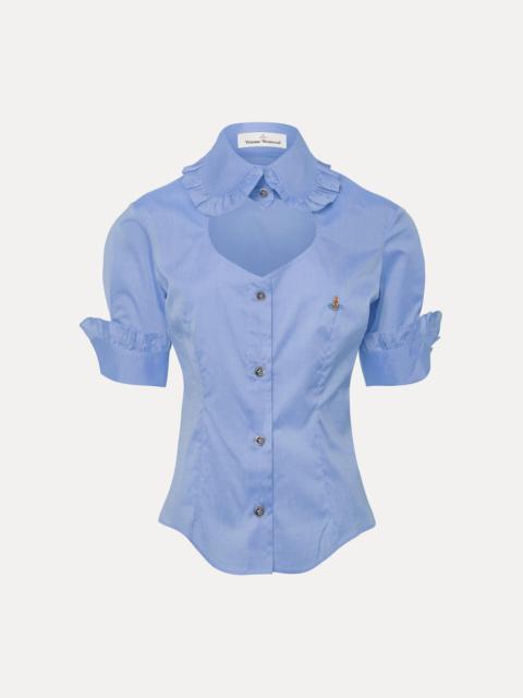 SHORT SLEEVE TOULOUSE FRILL SHIRT