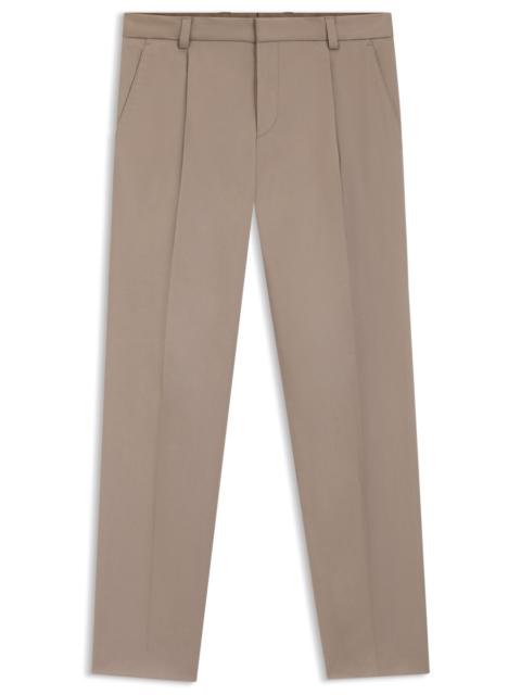 SLIM-FIT PANTS IN PAPER-TOUCH STRETCH COTTON