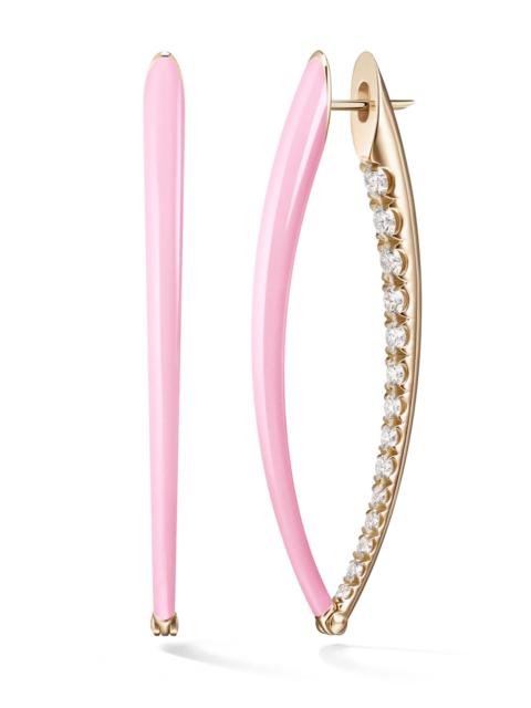 Large Marissa Pink Cristina Earrings