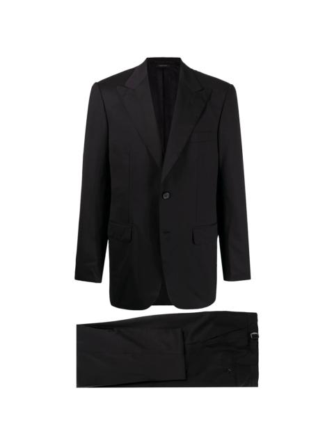 single-breasted wool blazer