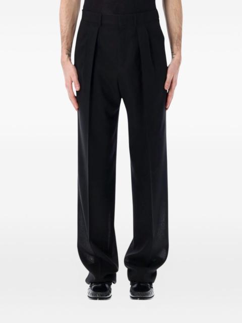 pleated trousers