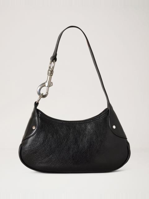 Small Hackney Shoulder Bag
Black High Shine Leather