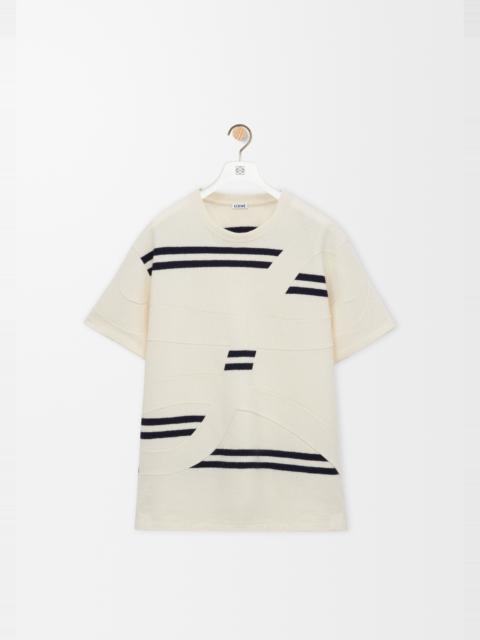 Oversized fit T-shirt in wool