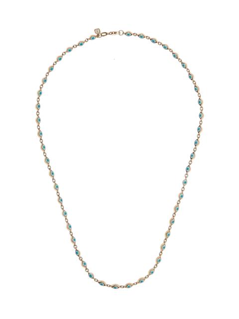 14K Gold Charm Necklace gold