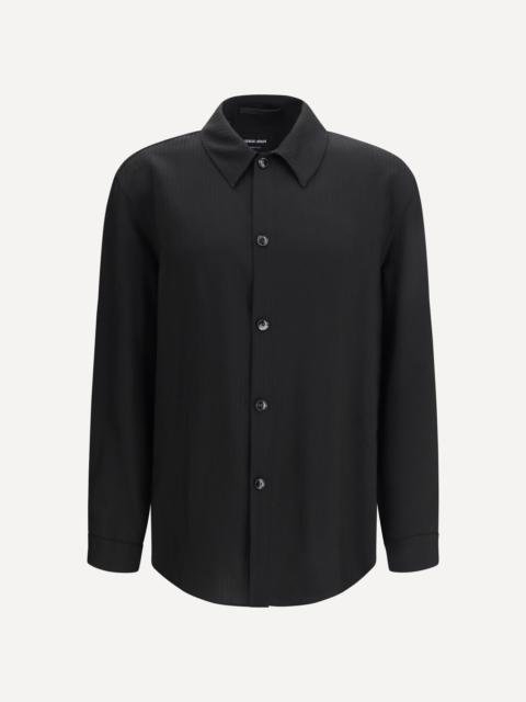 Chevron viscose twill Shirt