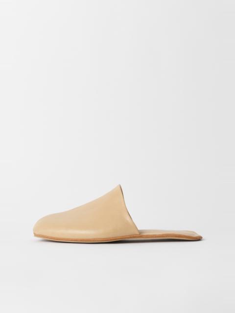 Cigarr Slipper Sand Satin Bovine