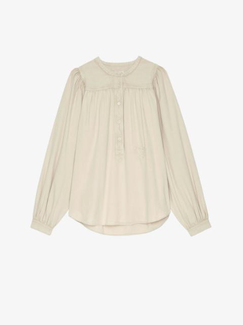 Tigy Cotton Twill Blouse