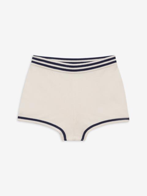 Simona Pointelle Striped Short