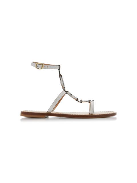 Exclusive Riviera The Bazaruto Leather Sandals white