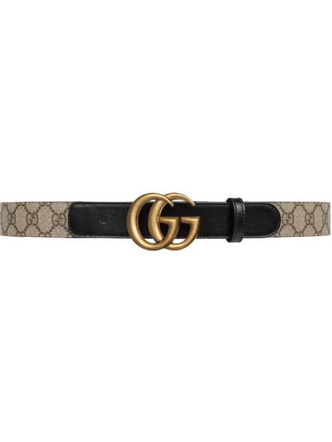 GG belt with Double G buckle