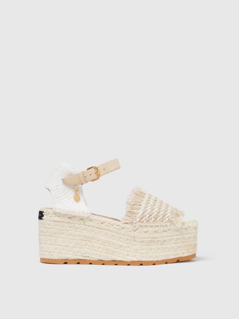 Gaia Platform Espadrille Wedges
