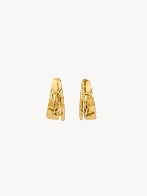 SMALL CASSANDRE EARRINGS IN METAL