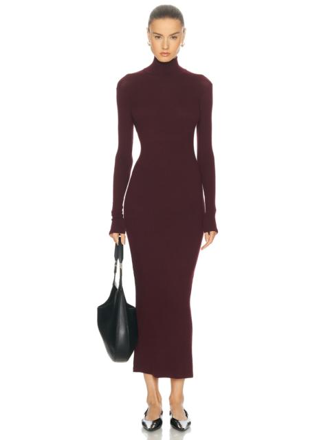 Gab Turtleneck Rib Dress