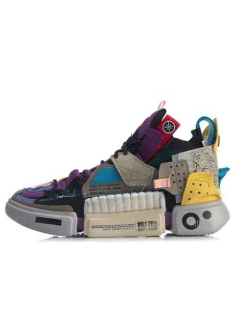 (WMNS) Li-Ning Ace Low 'Multicolor Grey' AGBQ066-1