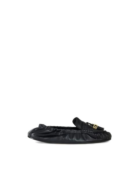 tassel logo nappa leather ballet flats