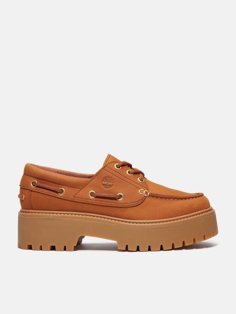 Women's Stone Street Platform Boat Shoe
