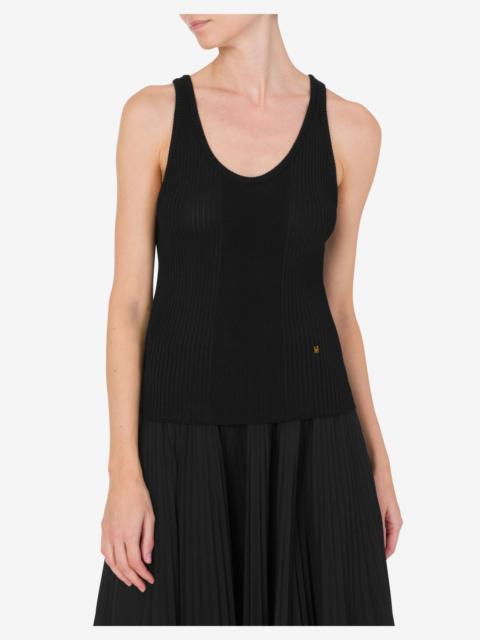 SHINY VISCOSE TANK TOP GOLDEN M