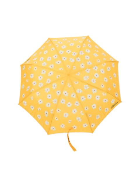 daisy-print umbrella