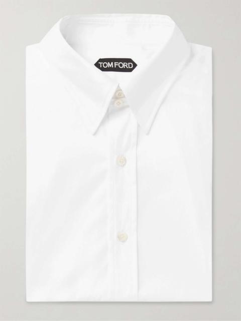 Slim-Fit Cotton-Poplin Shirt
