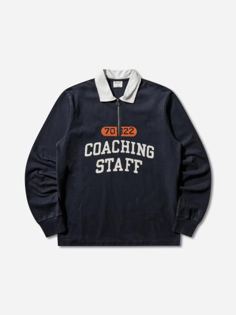 Men's Time Capsule Half Zip Polo Shirt Dark Blue