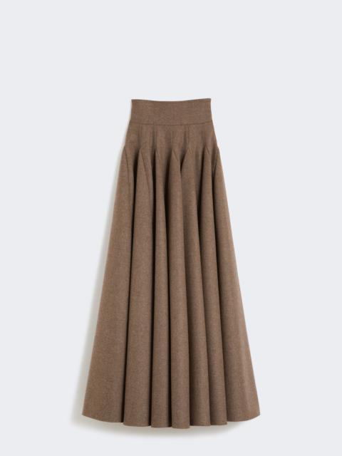 BELLICO1234 Wide wool felt skirt