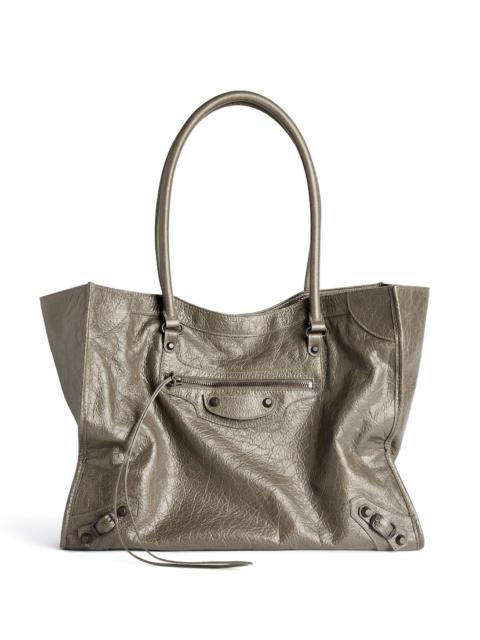 Women's Le City Tote Bag Medium in Army Green