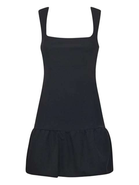 square-neck minidress